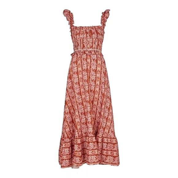 House of Harlow 1960 Helena Linen Maxi Dress - Picture 7 of 13